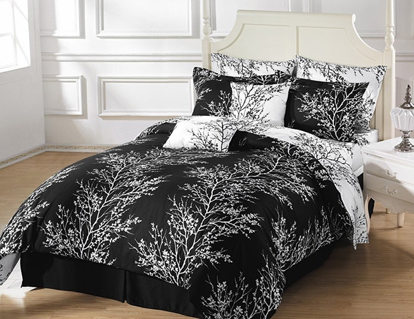 Bộ giường ngủ trắng đen cho phòng ngủ thêm trang nhã - Trang trí - Ý tưởng - Nội thất - Phòng ngủ - Giường