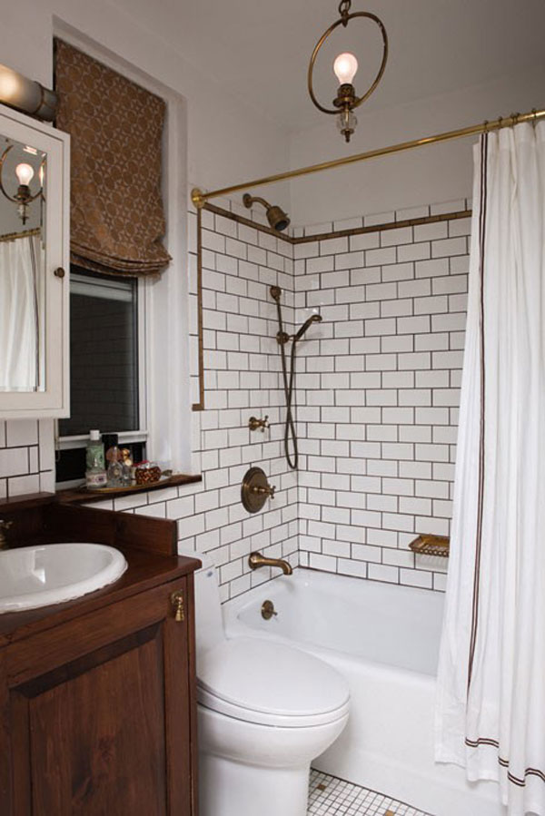 Glamourous Ideas for Small Bathroom Designs - Decoration - Interior Design - Design - Furniture - Ideas - Bathroom - Small Space