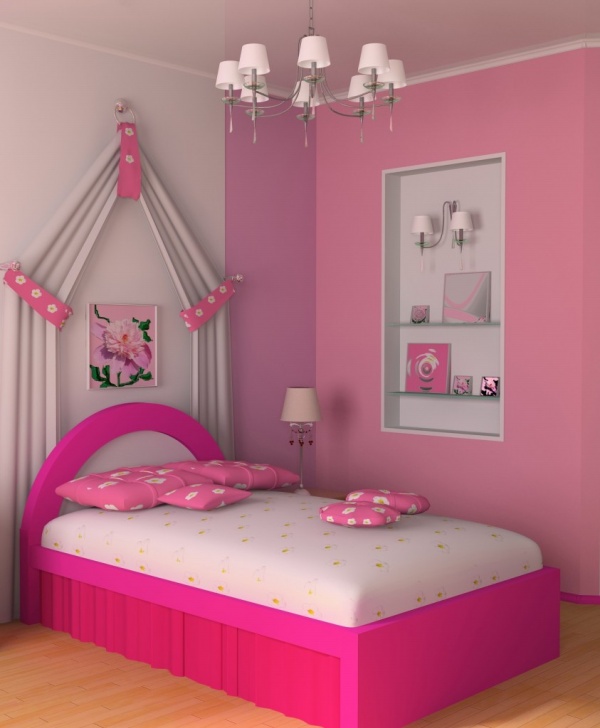 Phòng ngủ hồng ngọt ngào dành cho bạn gái - Trang trí - Nội thất - Phòng ngủ - Ý tưởng - Phòng cho bạn gái