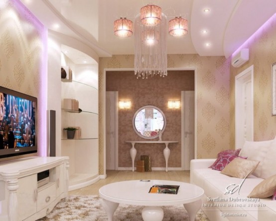 Romantic and Fascinating Girly Space by Svetlana Dubrovskaya - Interior Design - Apartment - Girl Room - Home Interior