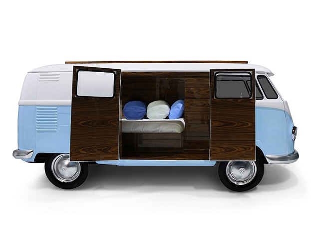 เตียงนอนรถโฟลค์สวาเกน - เฟอร์นิเจอร์ - การออกแบบ - เทรนด์การออกแบบ - เตียงนอนรถโฟลค์