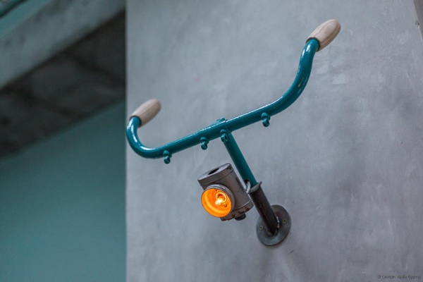 The Coolest Bar Recycled Lots of Bicycles - Bicycle Bar - Design - Commercial Design - Design News