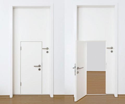 ไอเดียน่ารักๆ "ประตูบานจิ๋ว" สำหรับลูกน้อย - ประตูบานจิ๋ว - แบบประตุูบ้าน - ประตูเล็กสำหรับเด็ก - ประตูห้อง - ประตูบานเล็ก