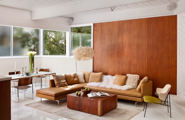 Những gian phòng khách xinh đẹp với gam màu nâu - Thiết kế - Trang trí - Ý tưởng - Nội thất - Phòng khách - Xu hướng thiết kế