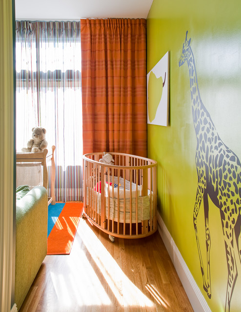 Phòng trẻ sơ sinh mang phong cách hiện đại - Phòng trẻ em - Phòng trẻ sơ sinh - Hình ảnh