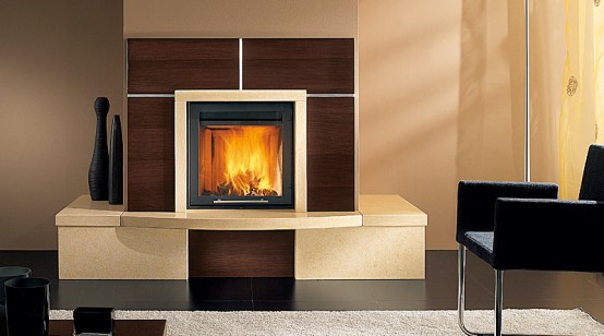 For a Warm Living Room with Special Design of Fire Place - Fire Place