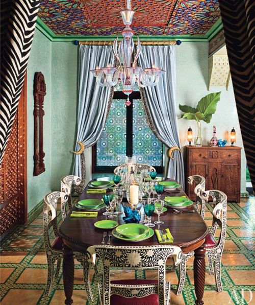 Phòng ăn lãng mạn trong không gian đậm chất bohemian - Phòng ăn - Thiết kế - Ý tưởng