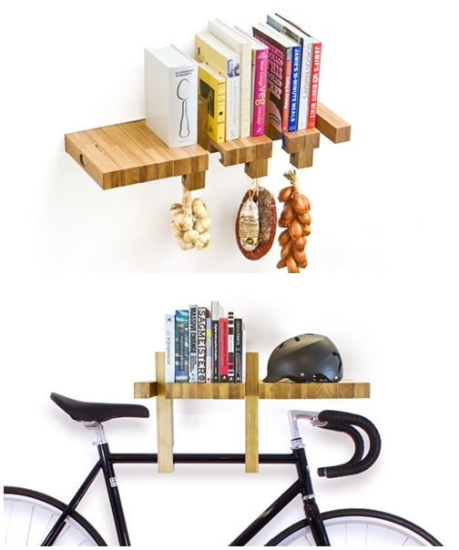 เจ๋ง! ชั้นหนังสือสารพัดประโยชน์ ชิ้นเดียวคุ้ม! - ของแต่งบ้าน - เฟอร์นิเจอร์ - ชั้นวางหนังสือ - ชั้นสารพัดประโยชน์ - ชั้นติดผนังบ้าน