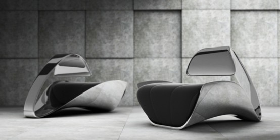 Luxurious Chair Inspired By A Swan Sleeping - Chair - Interior Design - Furniture