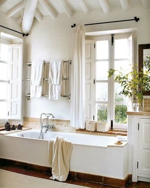 Phòng tắm mang đặc trưng phong cách đồng quê - Thiết kế - Phòng tắm