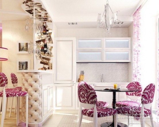 Romantic and Fascinating Girly Space by Svetlana Dubrovskaya - Interior Design - Apartment - Girl Room - Home Interior