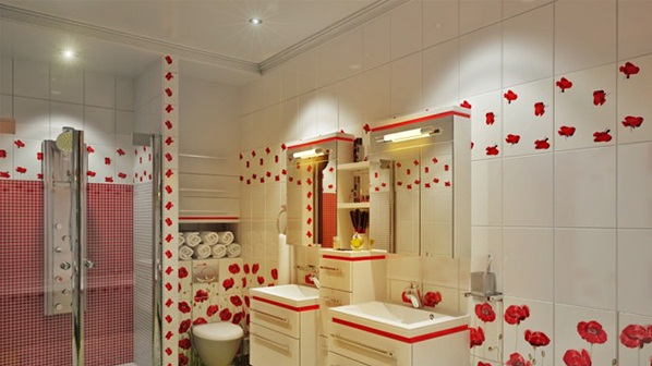 Eye-catching Bathrooms with Creative Printed Walls - Design - Bathroom - Decoration - Wall Decor