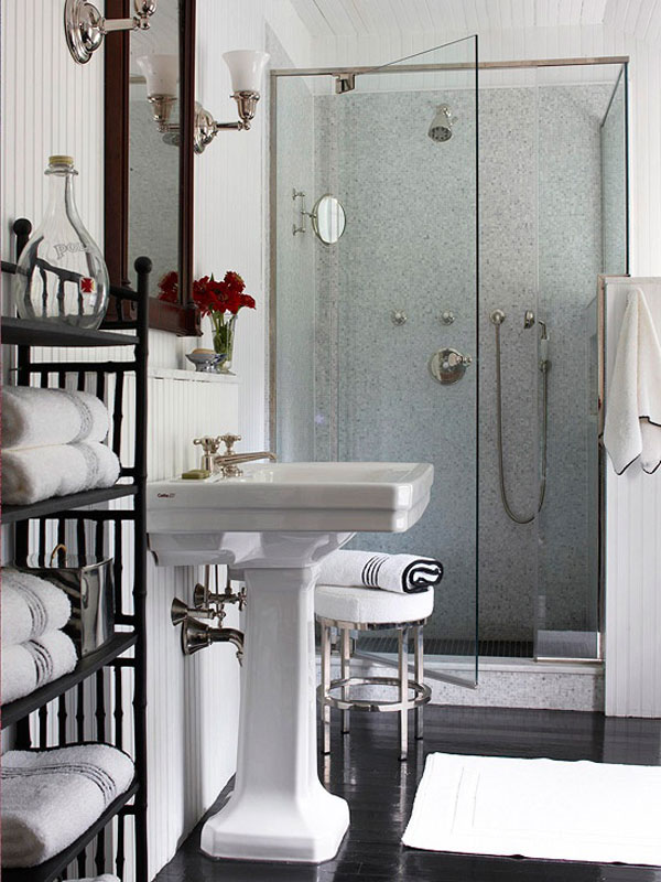 Glamourous Ideas for Small Bathroom Designs - Decoration - Interior Design - Design - Furniture - Ideas - Bathroom - Small Space