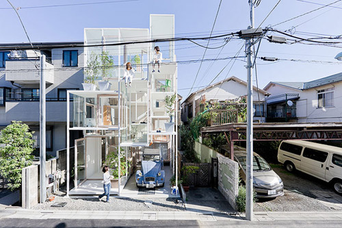 บ้านโปร่งแสงสไตล์โมเดิร์นสุดเก๋ในญี่ปุ่น