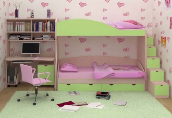 Sắc hồng ngọt ngào cho phòng của bé gái - Thiết kế - Phòng trẻ em - Trang trí