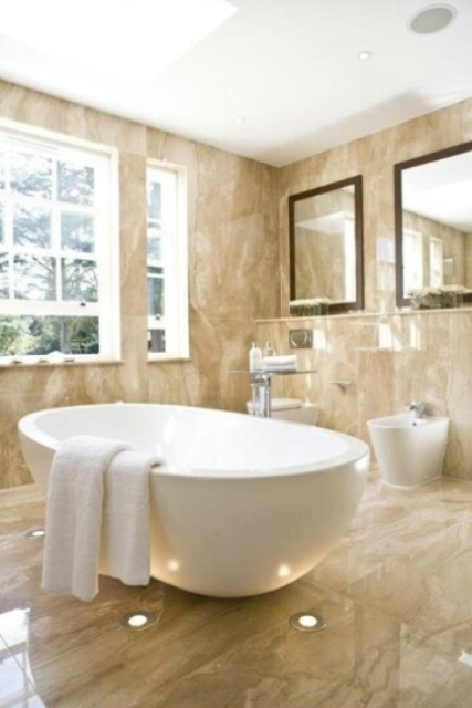 Thư giãn với phòng tắm theo gam màu trung tính - Trang trí - Ý tưởng - Nội thất - Thiết kế - Xu hướng - Phòng tắm - Màu trung tính