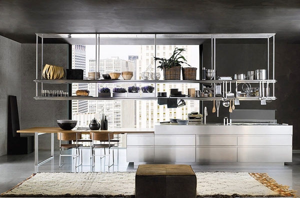 Không gian nấu ăn thêm sạch sẽ với tủ bếp bằng kim loại - Trang trí - Nội thất - Nhà bếp - Tủ bếp - Kim loại
