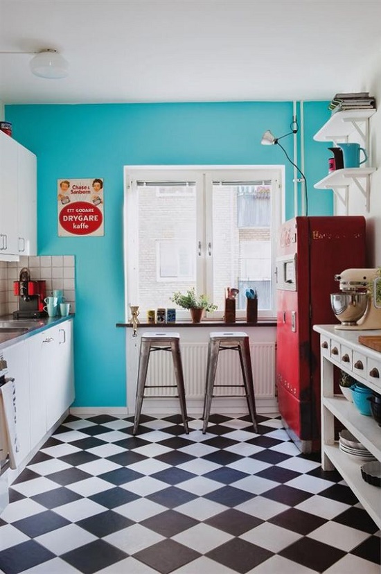 15 Colorful Kitchen Designs - ห้องครัว - ไอเดีย - แต่งบ้าน - การออกแบบ - ไอเดียเก๋