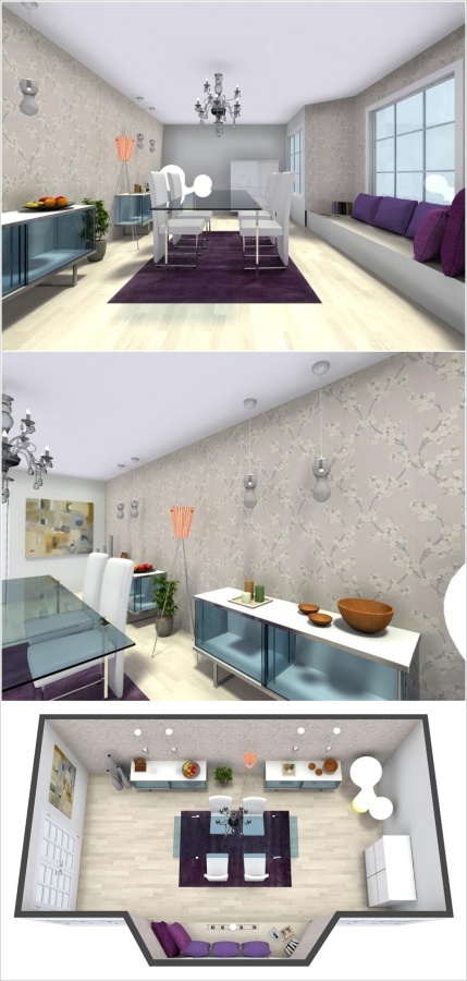 Mẫu thiết kế đẹp mang hiện ứng 3D từ trang web Roomsketcher - Thiết kế - Roomsketcher - Tin Tức Thiết Kế
