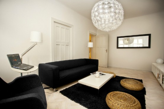 A nice example of a fresh and stylish minimalist space - Apartment - Design