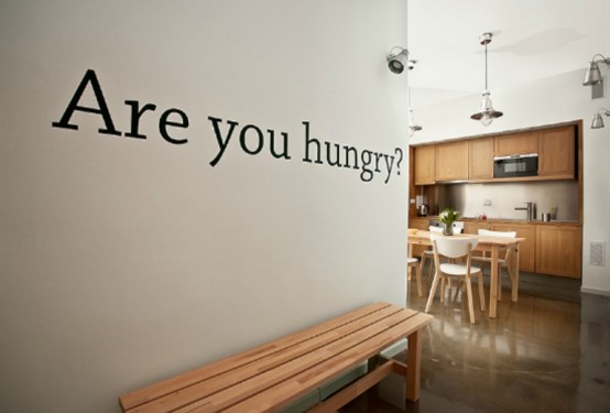 A nice example of a fresh and stylish minimalist space - Apartment - Design