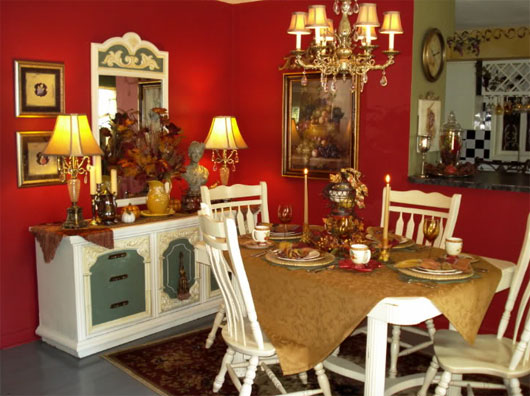 French Country Style Dining Room Decorating Ideas - Dining Room - Decorating