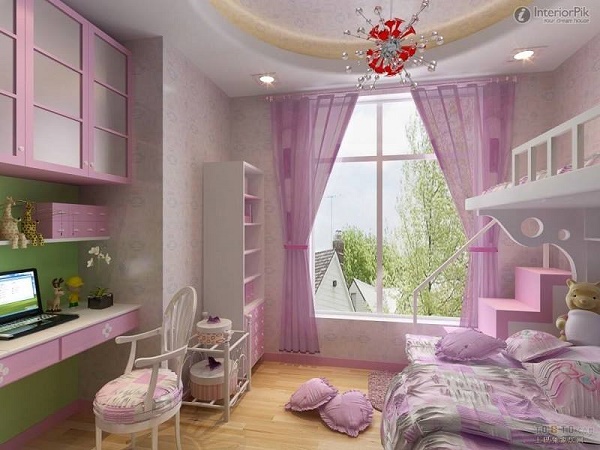 ห้องนอนสำหรับลูกสาว - ตกแต่งบ้าน - บ้านในฝัน - แต่งบ้าน - ไอเดีย - ออกแบบ - ตกแต่ง - การออกแบบ - ห้องนอน - ห้องนอนผู้หญิง