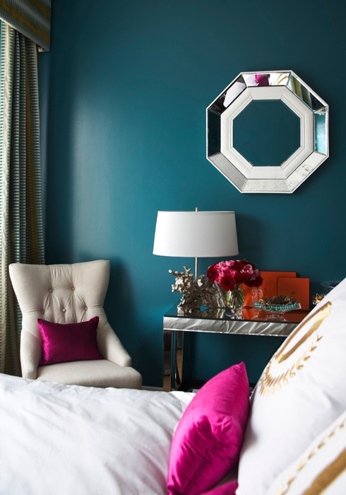 Cảm nhận sự bình yên với phòng ngủ màu xanh biển và xanh turquoise - Thiết kế - Phòng ngủ - Trang trí