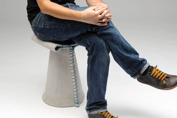 จากผ้าใบคอนกรีต สู่เก้าอี้ม้านั่ง ไอเดียของคนหัวใส - เฟอร์นิเจอร์ - เก้าอี้ - Florian Schmid - ม้านั่ง - ผ้าใบคอนกรีต - ไอเดีย