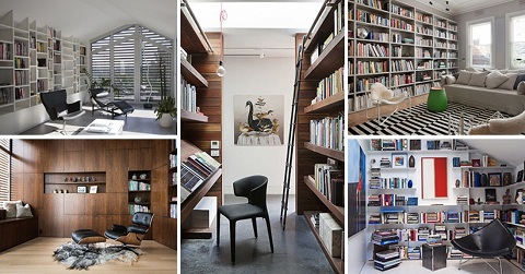 ไอเดียตกแต่งห้องอ่านหนังสือ - ตกแต่งบ้าน - แต่งบ้าน - บ้านสวย - บ้านในฝัน - ไอเดีย - ของแต่งบ้าน - ออกแบบ - ห้องหนังสือ