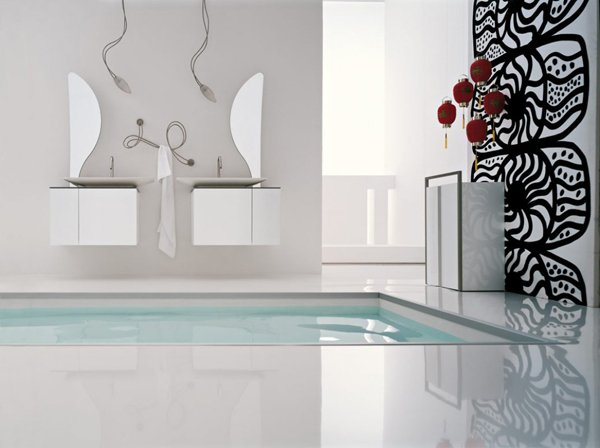Gorgeous In-Floor Bathtubs - Bathroom - In-Floor Bathtubs - Bathtub