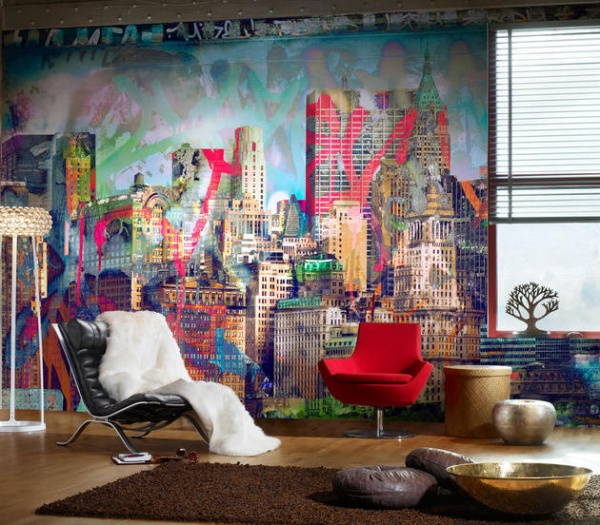 Những bức tường đầy sắc màu do Mr Perswall thiết kế - Mr Perswall - Tráng trí tường - Trang trí - Ý tưởng - Nhà thiết kế - Nội thất - Thiết kế đẹp