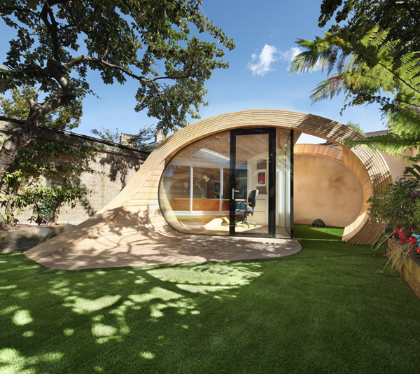 Innovative and Eco-Friendly Shoffice Garden Office Shed by Platform 5 Architects - Design - Home Office - Garden Shed