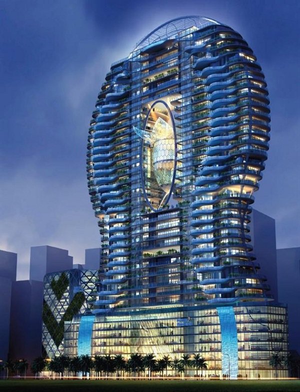 Aquaria Grande Residential Tower độc đáo tại Ấn Độ