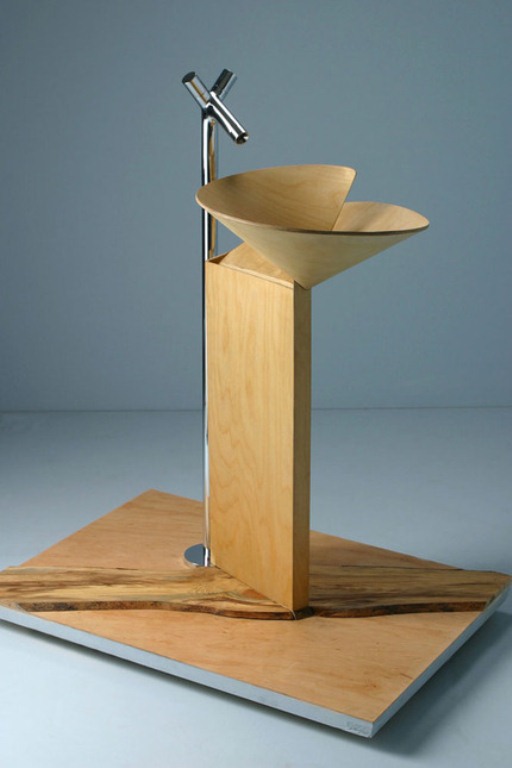 Aqua Vita - Washbasin with Wood - Aqua Vita