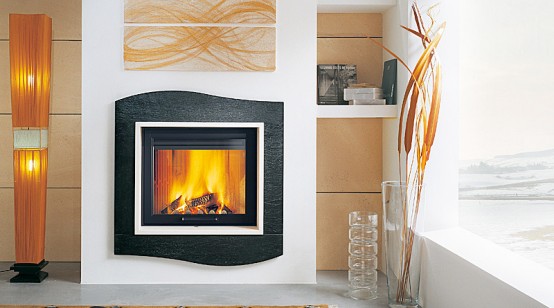 For a Warm Living Room with Special Design of Fire Place - Fire Place