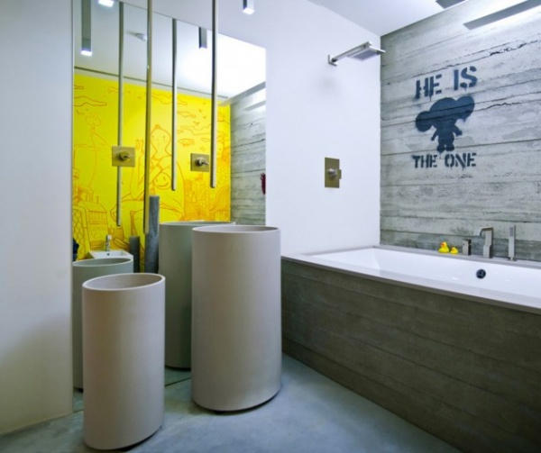 Phòng tắm mang phong cách Industrial - Thiết kế - Phòng tắm